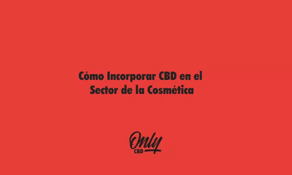 Cómo Incorporar CBD en el Sector de la Cosmética
