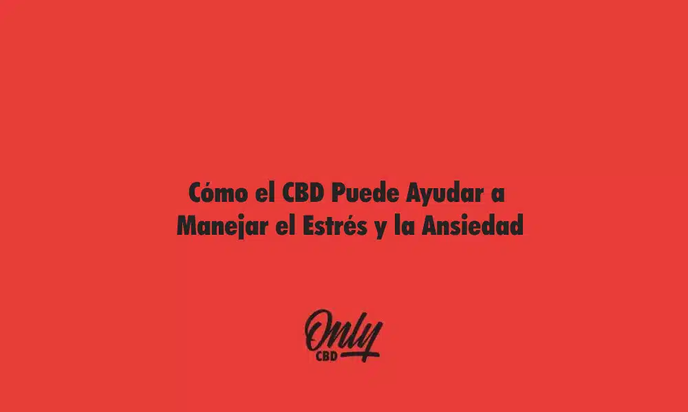 Cómo el CBD Puede Ayudar a Manejar el Estrés y la Ansiedad